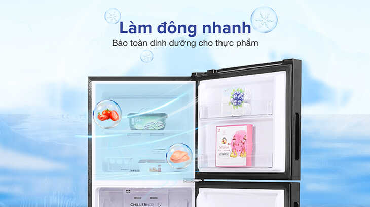 Công nghệ làm đông nhanh tiên tiến của tủ lạnh AQUA