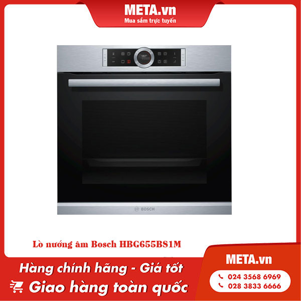 Lò nướng âm Bosch HBG655BS1M