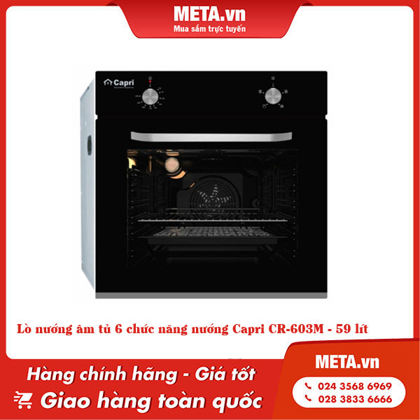 Lò nướng âm tủ Capri CR-603M