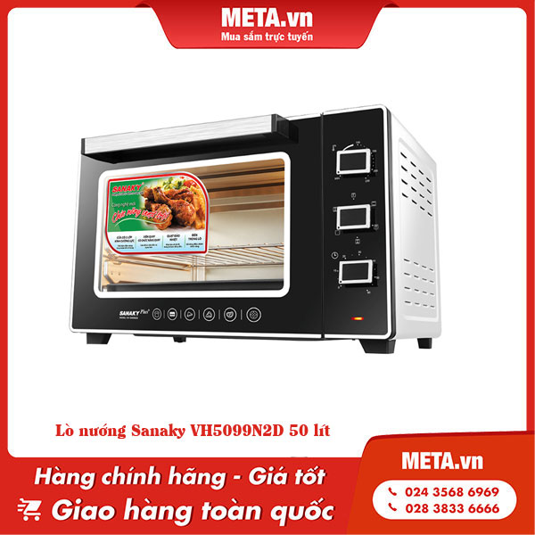 Lò nướng Sanaky VH5099N2D 50 lít