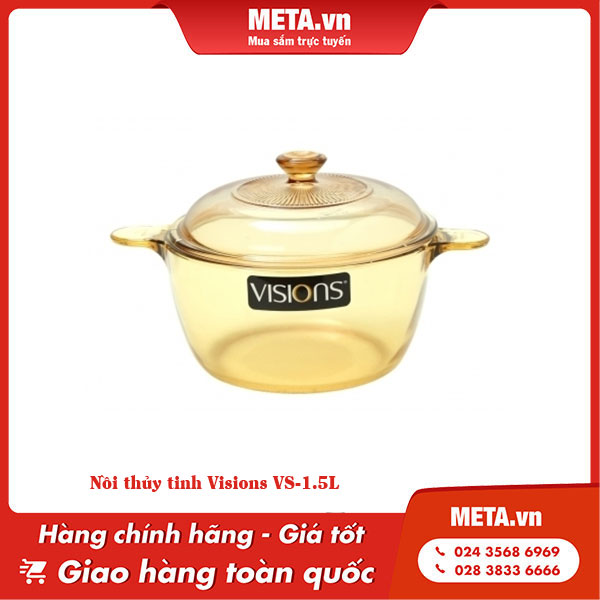 Nồi thủy tinh Visions VS-1.5L