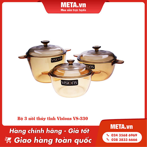 bộ nồi Visions VS-330