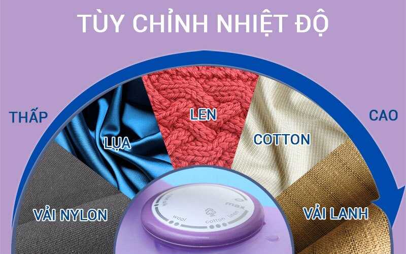 Lựa chọn nhiệt độ sấy thích hợp cho từng chất liệu quần áo để giữ mùi thơm