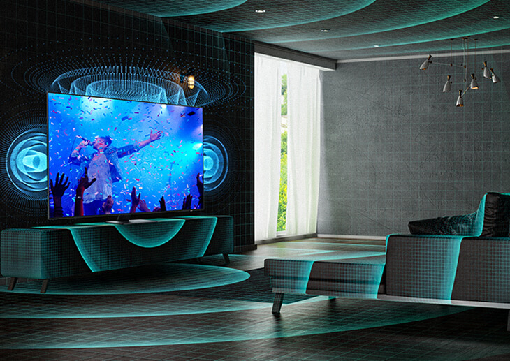 Công nghệ SpaceFit Sound trên tivi Samsung