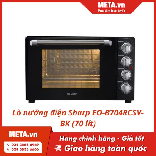 Lò nướng điện Sharp EO-B704RCSV-BK (70 lít)
