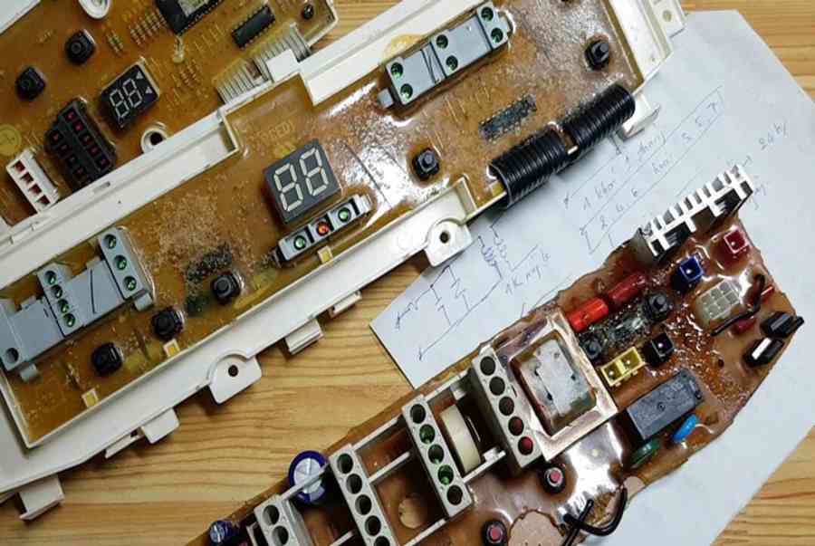Kiểm tra board mạch điều khiển