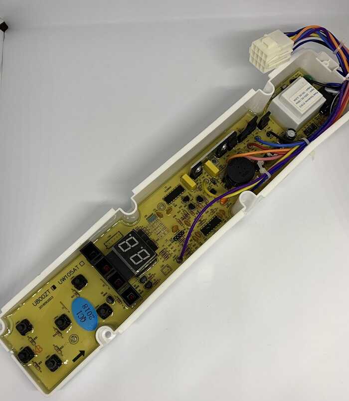 Máy giặt Sanyo báo lỗi E1 do hỏng board mạch điều khiển