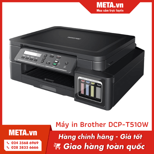 Máy in phun màu Wifi đa chức năng Brother DCP-T510W