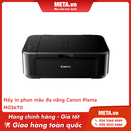 Máy in phun màu đa năng Canon Pixma MG3670