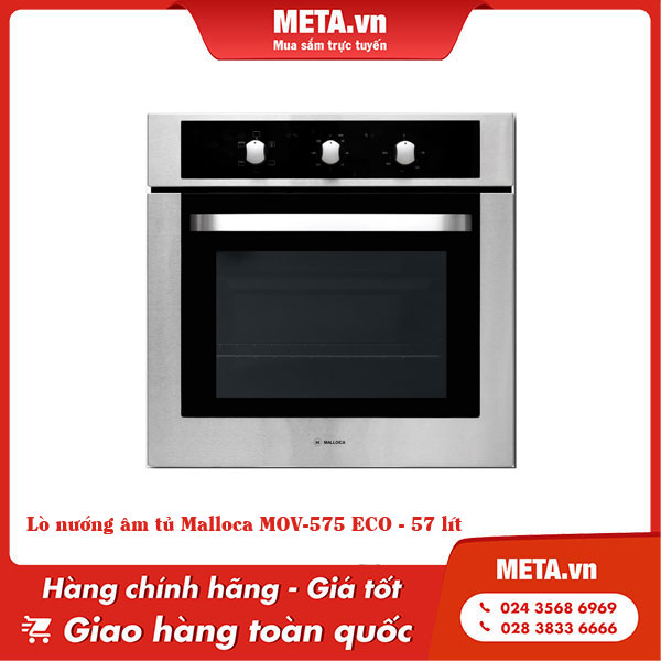 Lò nướng âm tủ Malloca MOV-575 ECO - 57 lít