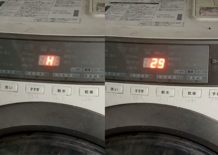 Nguyên nhân máy giặt Panasonic báo lỗi H29