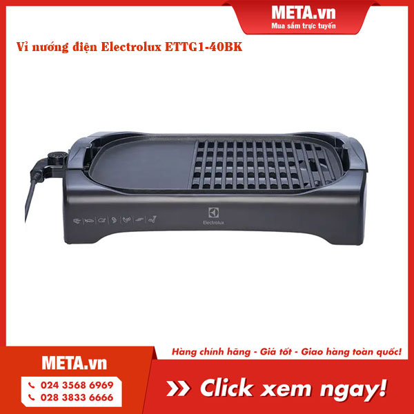 Bếp nướng điện mini Electrolux ETTG1-40BK