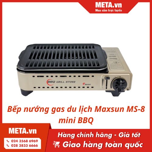 Bếp nướng gas du lịch Maxsun MS-8 mini BBQ