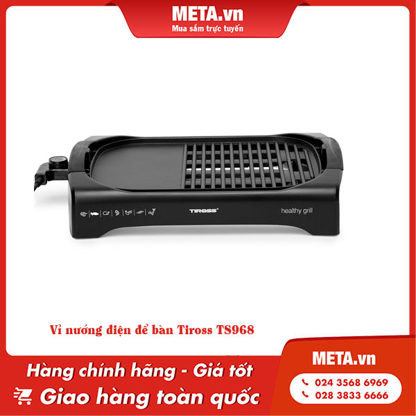 Vỉ nướng điện để bàn Tiross TS968 