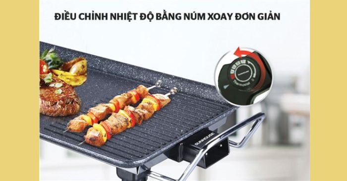 Cách sử dụng bếp nướng điện Sunhouse an toàn, đúng cách