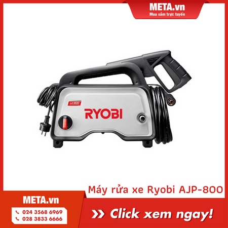 Xem ngay Máy xịt rửa cao áp Ryobi AJP-800