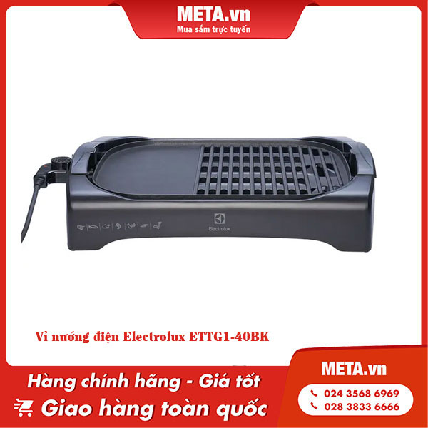 Bếp nướng điện không khói Electrolux ETTG1-40BK