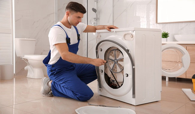 Lỗi ED máy giặt Sanyo do dây tín hiệu từ bo mạch đến hệ thống công suất bị lỗi