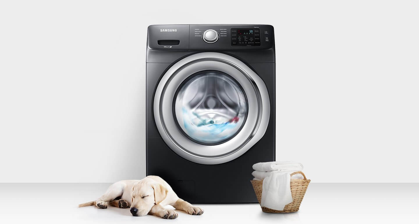 Máy giặt Samsung tích hợp công nghệ VRT PLus có thiết kế hiện đại