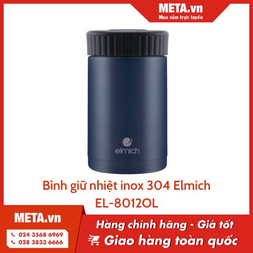 Bình giữ nhiệt inox 304 Elmich EL-8012OL