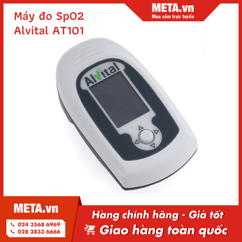 Máy đo oxy trong máu SPO2 và nhịp tim Alvital AT101