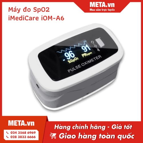 Máy đo nồng độ oxy bão hòa trong máu SpO2 iMediCare iOM-A6