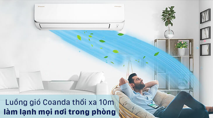 Làm lạnh nhanh và đều khắp phòng