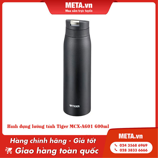 Bình đựng lưỡng tính Tiger MCX-A601 sở hữu dung tích 600ml