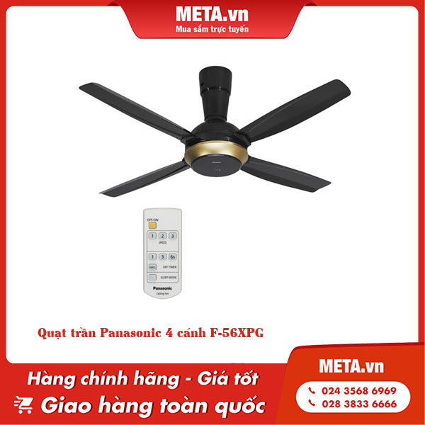 Quạt trần Panasonic 4 cánh F-56XPG