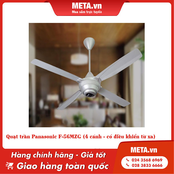 quạt trần Panasonic 4 cánh F-56MZG