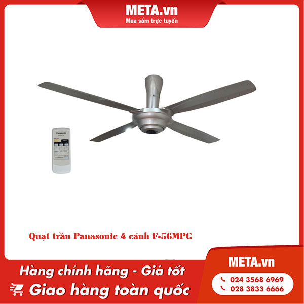 Mua ngay quạt trần Panasonic 4 cánh F-56MPG