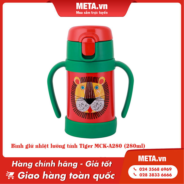 bình giữ nhiệt có ống hút Tiger MCK-A280