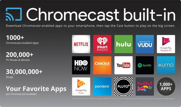 Chromecast built-in