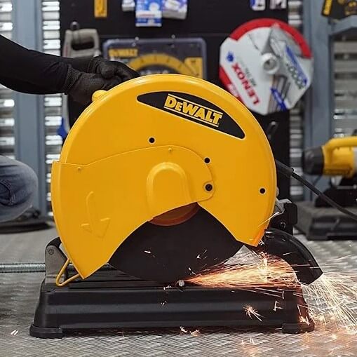 Máy cắt sắt 2300W Dewalt D28730-B1 dạng để bàn đã bao gồm lưỡi cắt