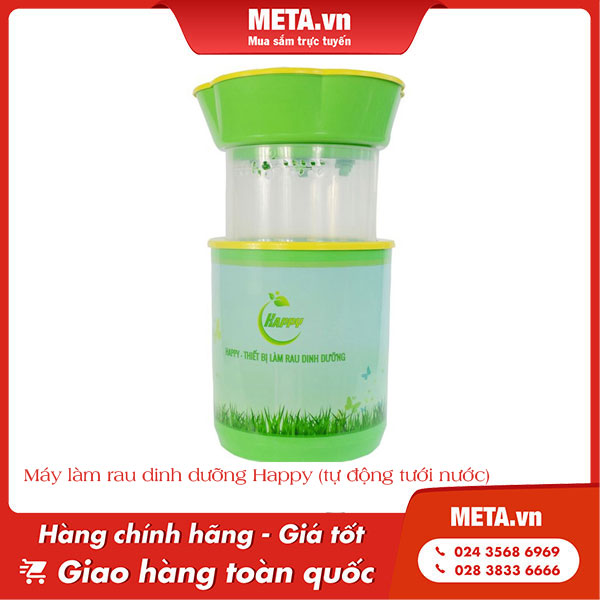 Máy làm giá đỗ tự phun nước Happy