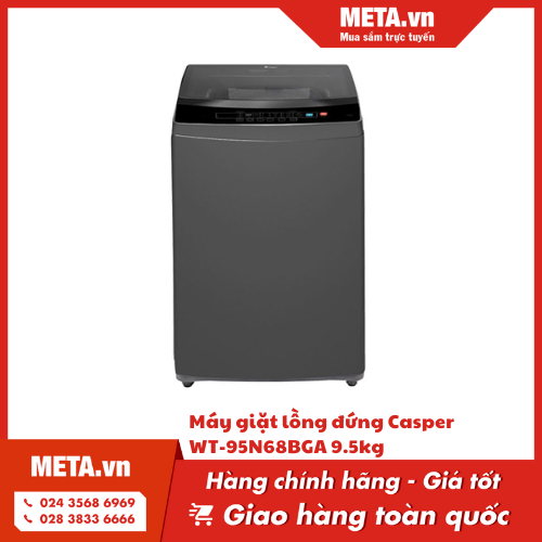 Máy giặt lồng đứng Casper WT-95N68BGA 9.5kg