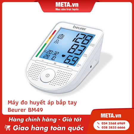 Máy đo huyết áp có giọng nói Beurer BM49