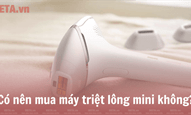Máy triệt lông mini có hiệu quả không so với đi spa?