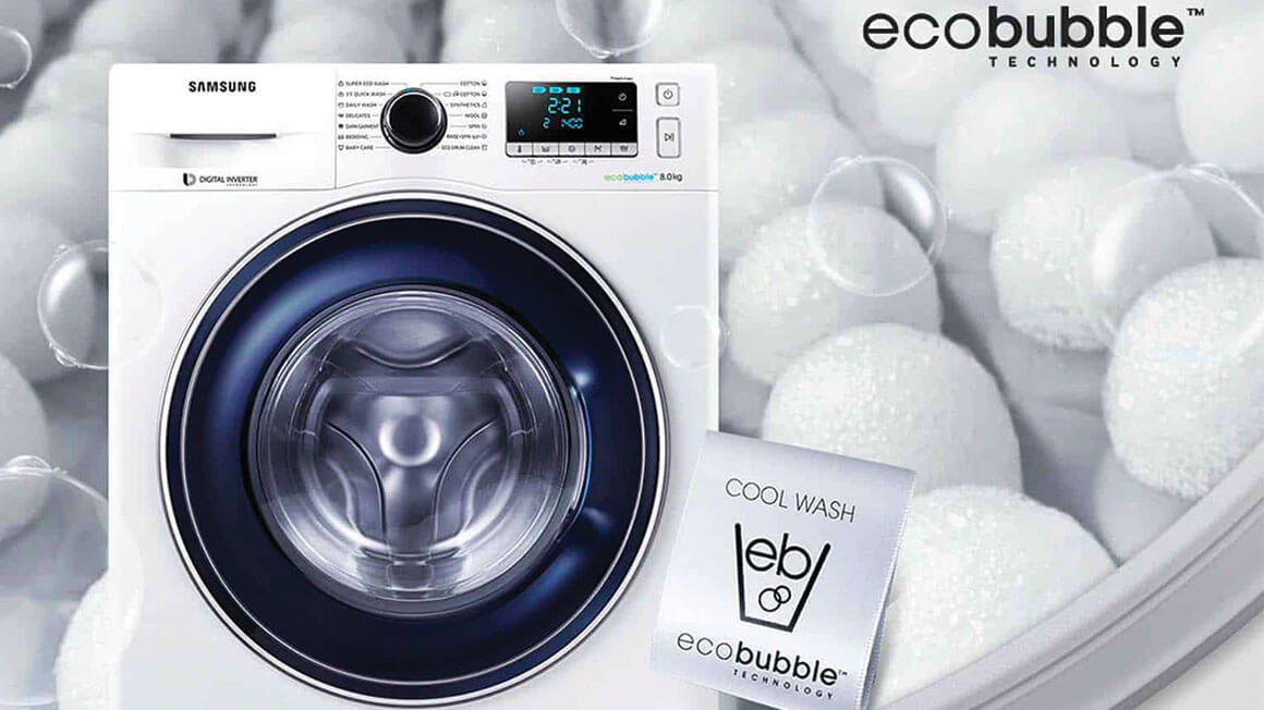Công nghệ Eco Bubble trên máy giặt Samsung là gì và tác dụng