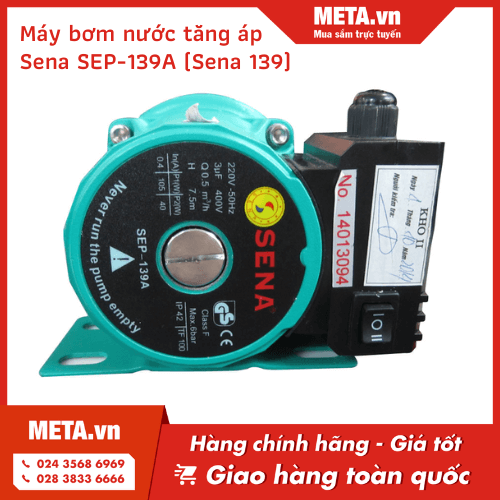 Máy bơm nước tăng áp Sena SEP-139A (Sena 139)