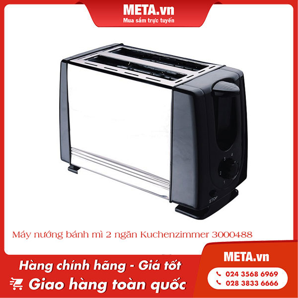 Máy nướng bánh mì 2 ngăn Kuchenzimmer 3000488