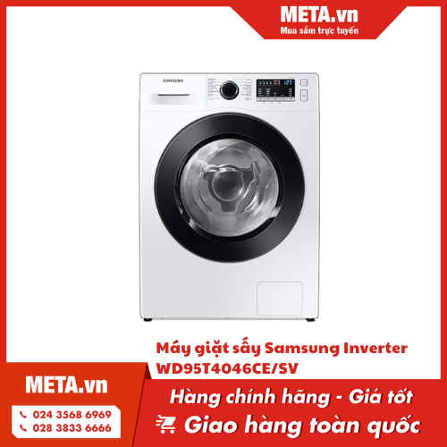 Máy giặt sấy Samsung Inverter WD95T4046CE/SV