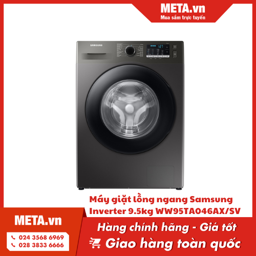 Máy giặt lồng ngang Samsung Inverter 9.5kg WW95TA046AX/SV
