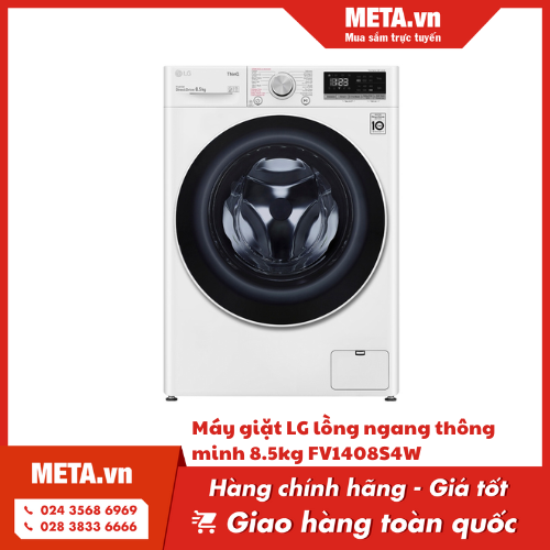 Máy giặt LG lồng ngang thông minh 8.5kg FV1408S4W