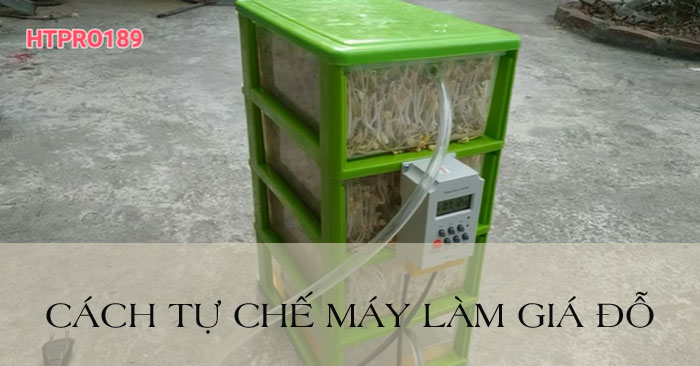 Tự chế máy làm giá đỗ