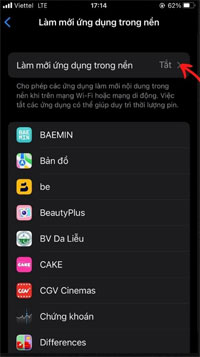 Cách tiết kiệm pin trên iOS 16