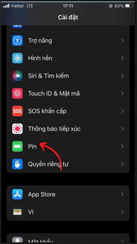 Cách tiết kiệm pin trên iOS 16