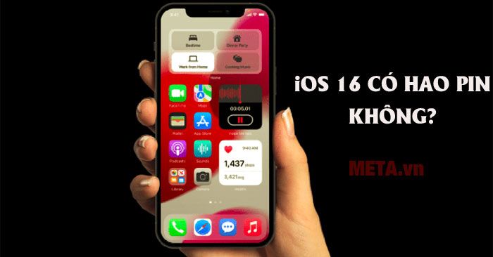 iOS 16 có hao pin không