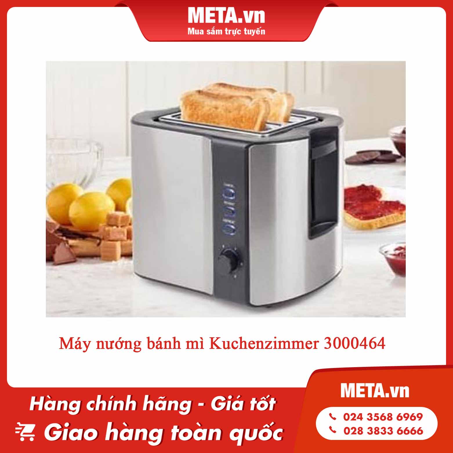 Máy nướng bánh mì Kuchenzimmer 3000464