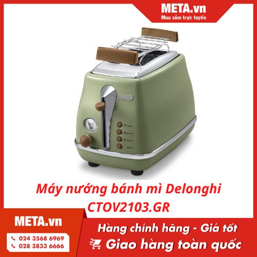 Máy nướng bánh mì Delonghi CTOV2103.GR